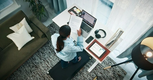 walking pad under their standing desk — Walking Pads or Treadmills
