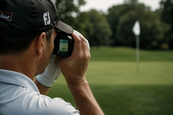 outsourcing confidence to a number—golf rangefinder